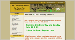Desktop Screenshot of lurecoursingfanatics.com