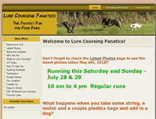 Tablet Screenshot of lurecoursingfanatics.com